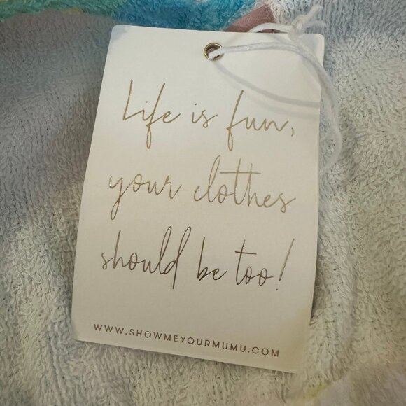 NWT Show me your MuMu terry Romper - Picture 4 of 8